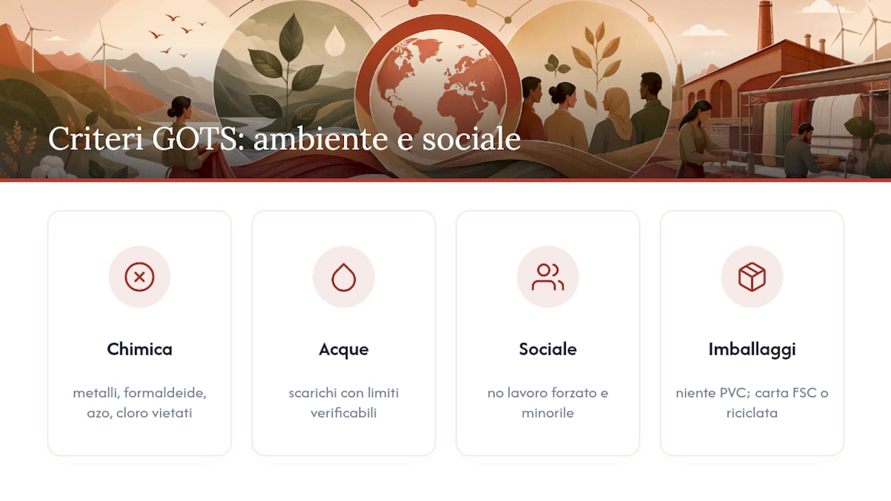 Schema dei criteri ambientali e sociali GOTS
