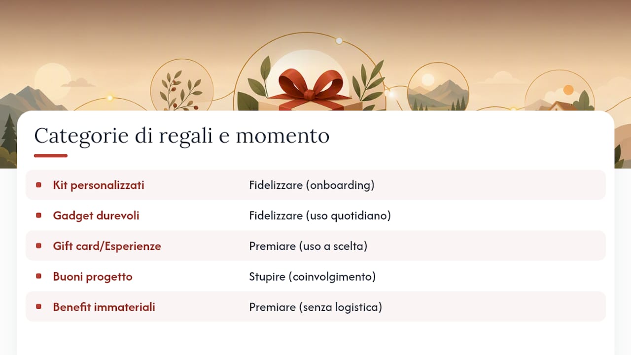 Tipologie e occasioni per regali sostenibili