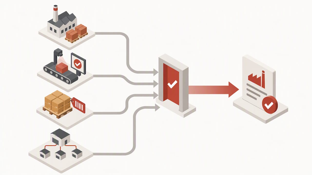 Documentazione tecnica raccolta durante la verifica del fornitore