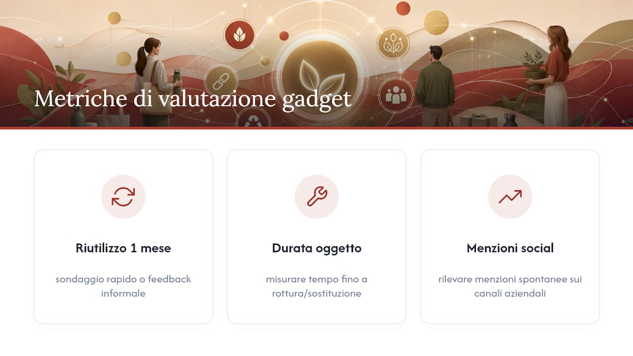 Tre criteri per valutare un gadget sostenibile
