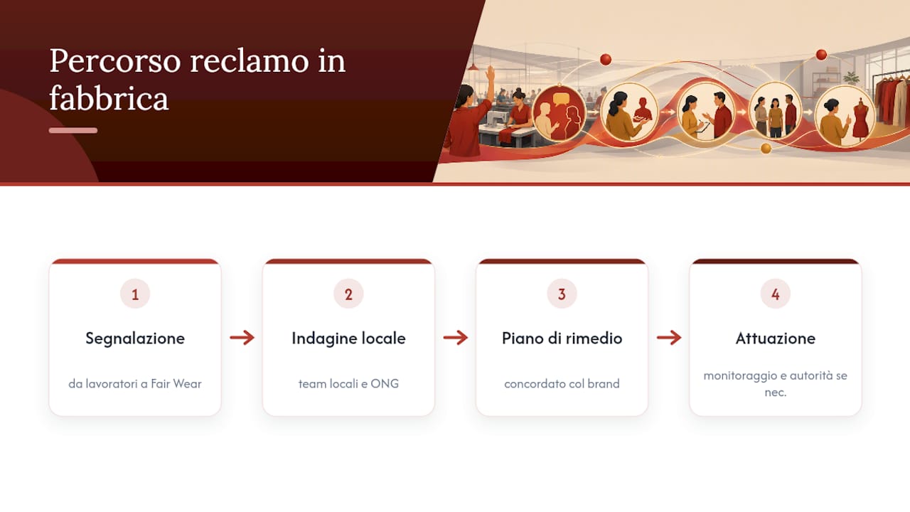 Passaggi per la gestione dei reclami e delle soluzioni