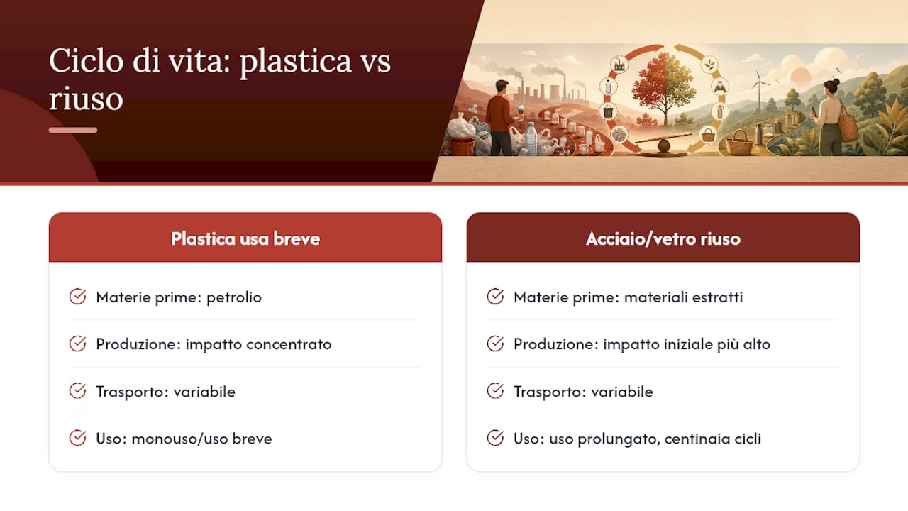 Confronto tra i cicli di vita dei gadget