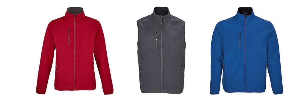 Personalized soft shell jacket